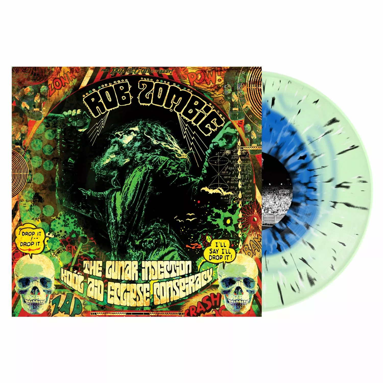 ROB ZOMBIE - The lunar injection kool aid eclipse conspiracy [BLUE/BOTTLE GREEN/BLACK/BONE SPLATTER LP]