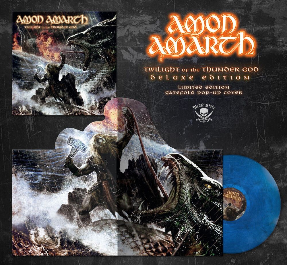 AMON AMARTH - Twilight Of The Thunder God [BLUE/BLACK/WHITE POPUP VINYL LP]