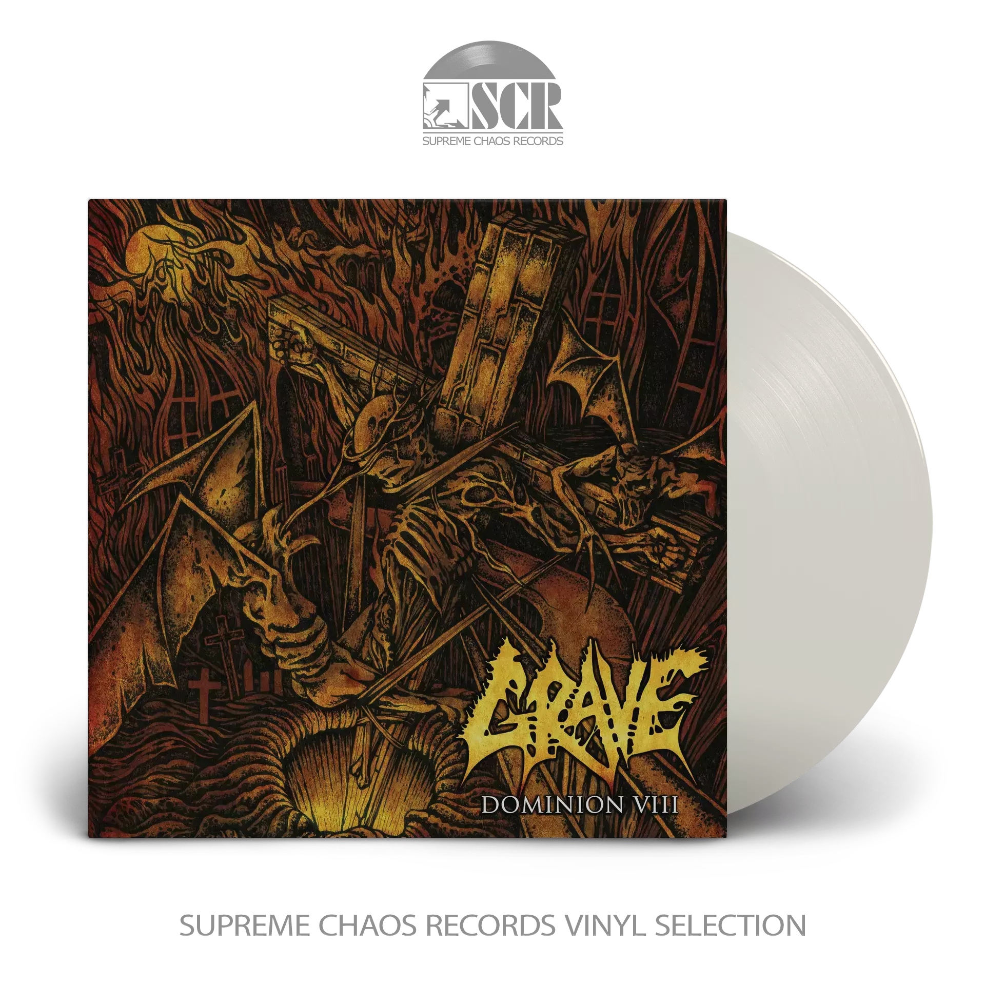 GRAVE - Dominion VIII (Re-Issue 2019) [CLEAR LP]