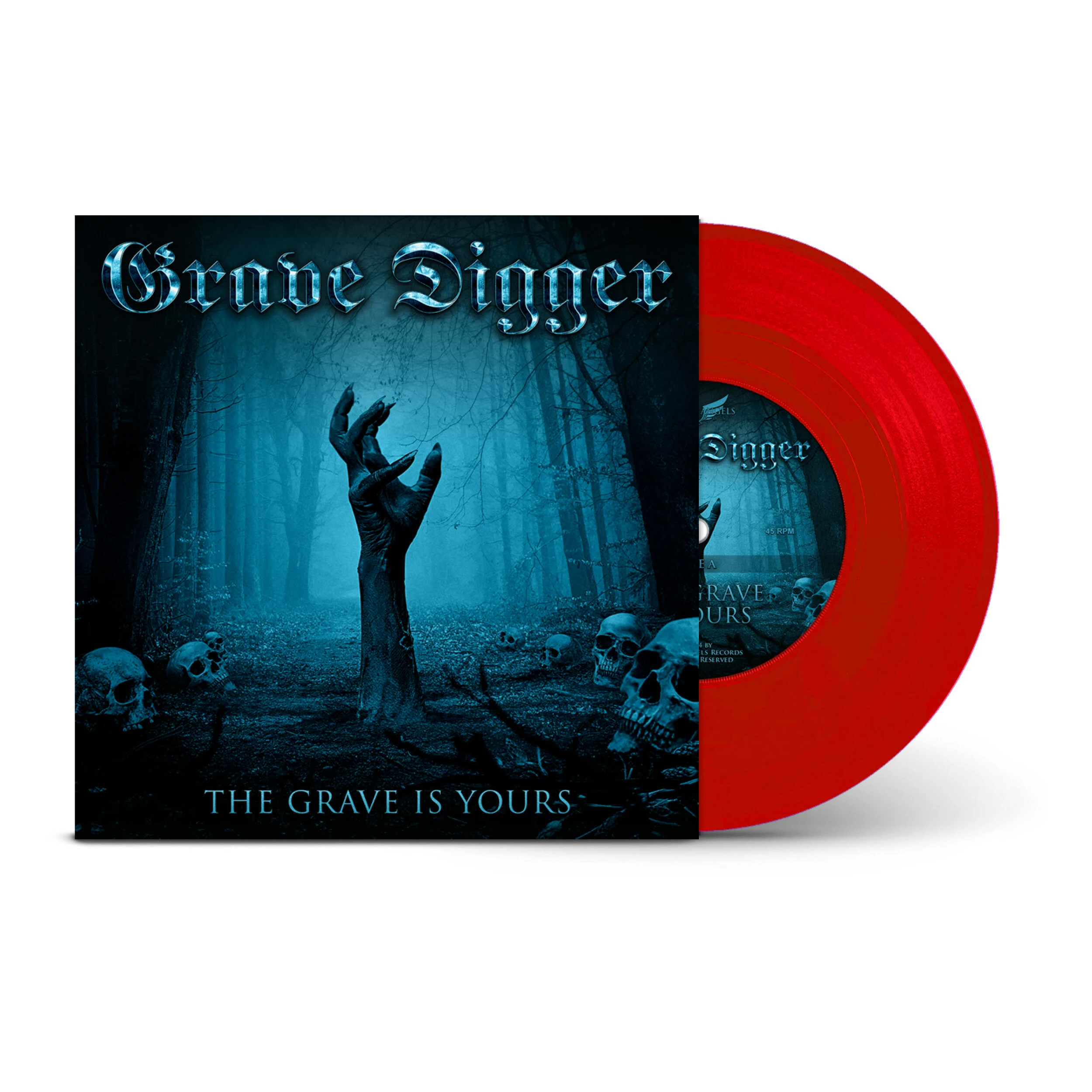 GRAVE DIGGER - The Grave Is Yours [TRANSPARENT RED 7"]