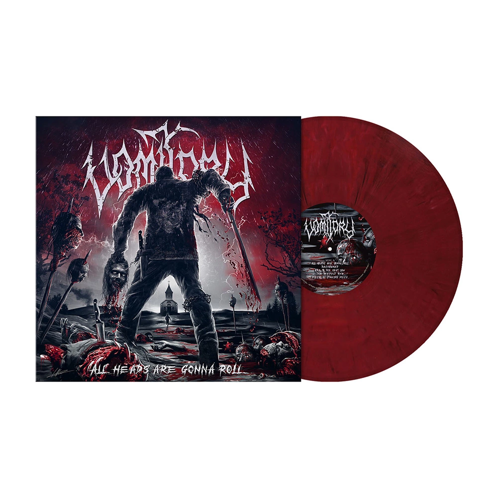 VOMITORY - All Heads Are Gonna Roll [CRIMSON RED MARBLED LP]