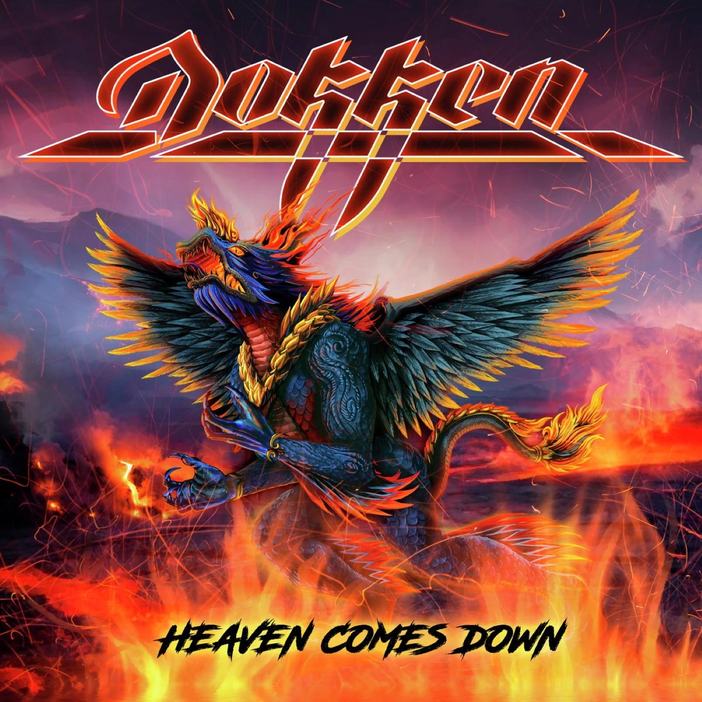 DOKKEN - Heaven Comes Down [BLACK VINYL]