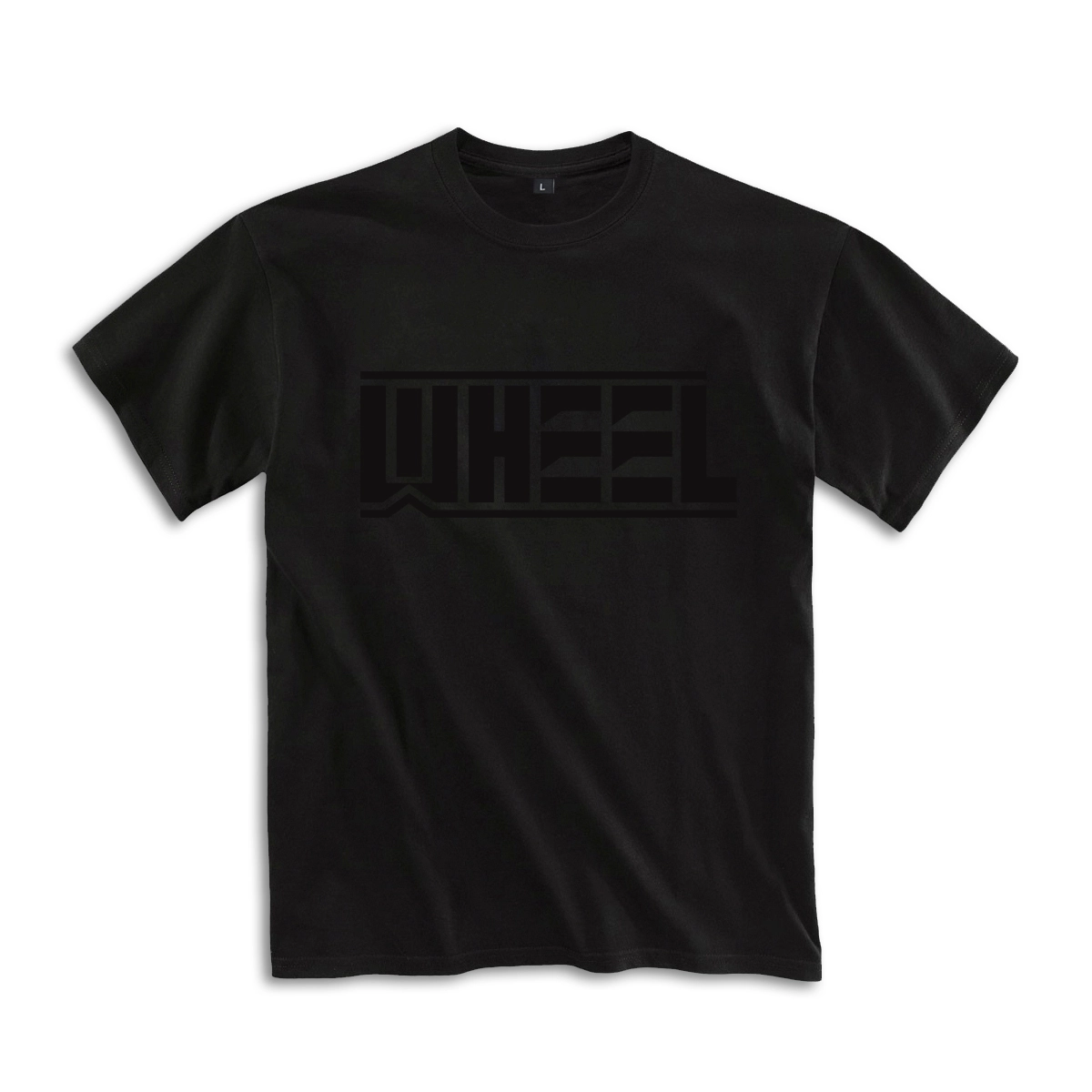 WHEEL - Logo Black On Black [T-SHIRT]