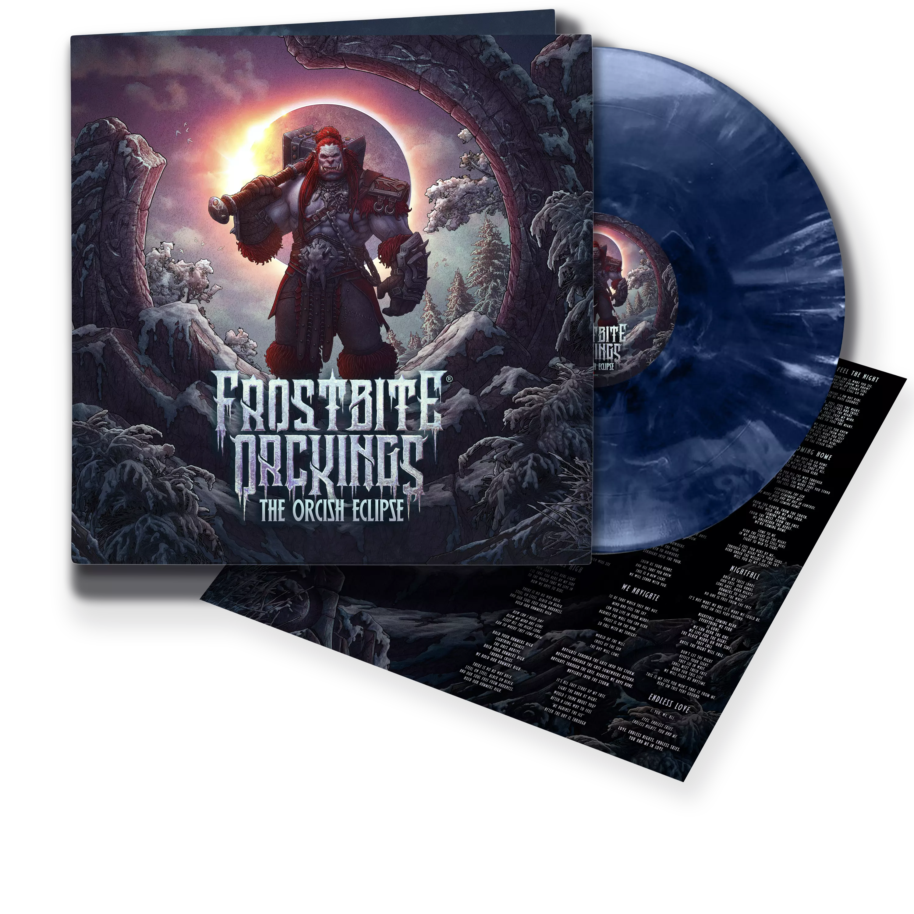 FROSTBITE ORCKINGS - The Orcish Eclipse [DEEP FROST BLUE VINYL LP]