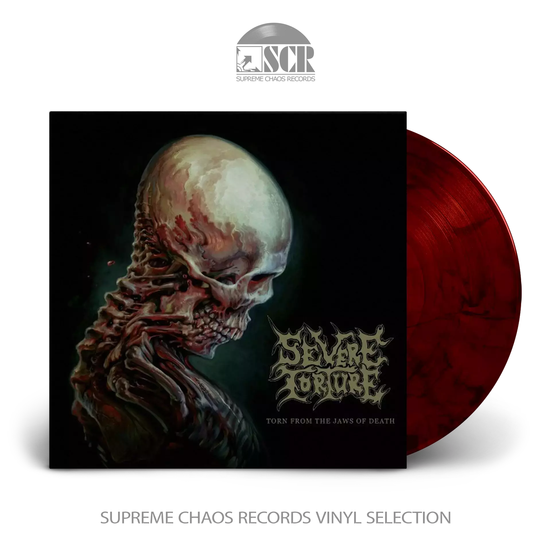 SEVERE TORTURE - Torn from the Jaws of Death [TRANSPARENT RED/BLACK MARBLED LP]