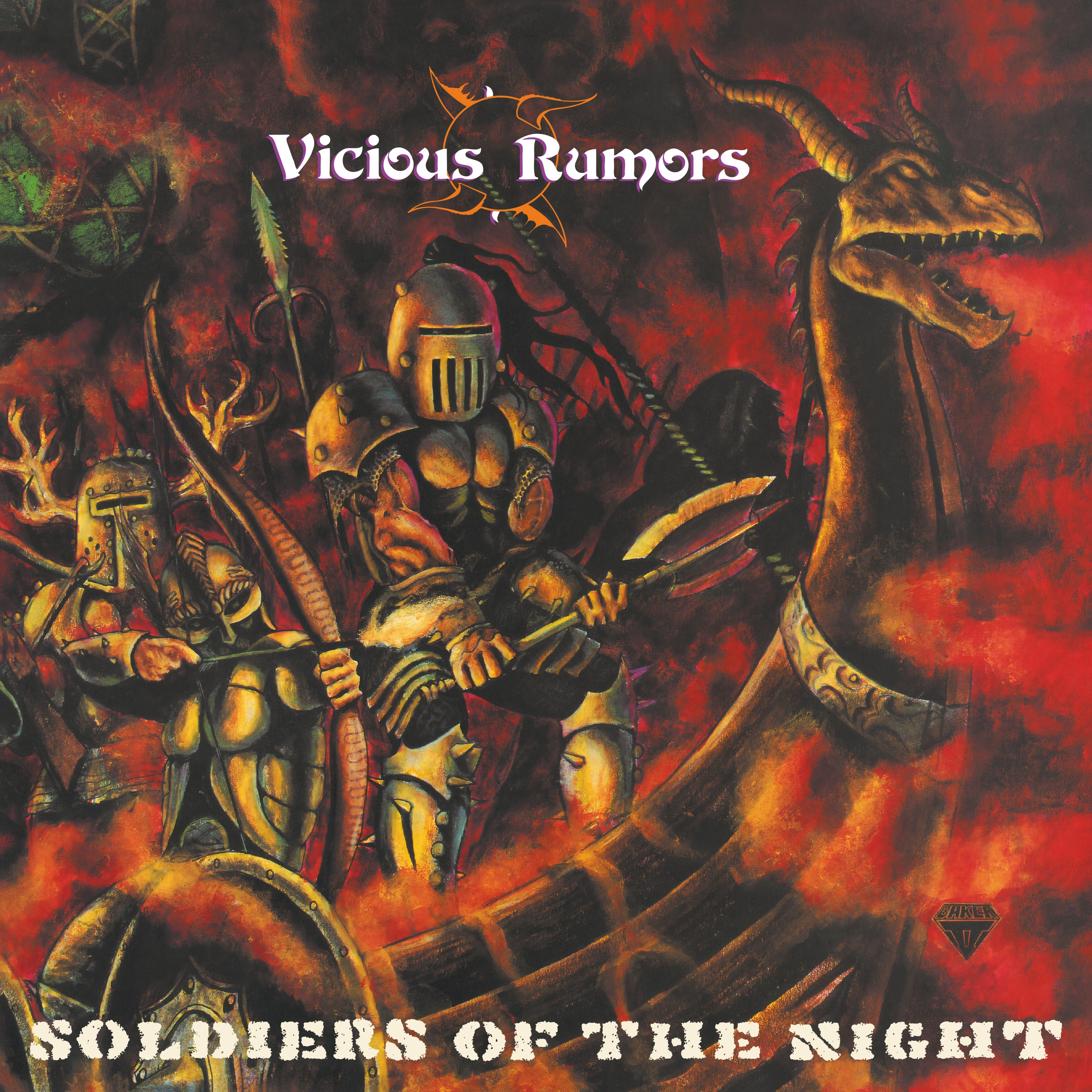 VICIOUS RUMORS - Soldiers Of The Night (Re-Issue) [BLACK LP]