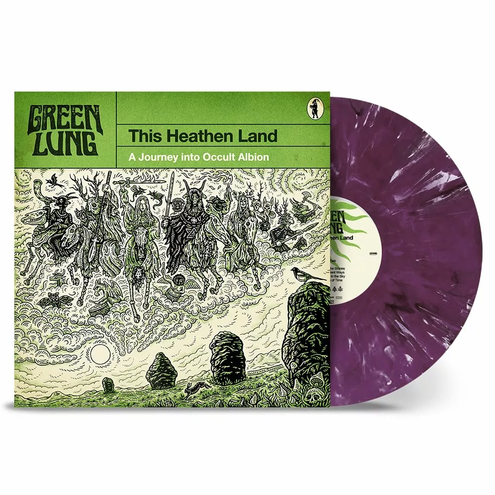 GREEN LUNG - This Heathen Land [TRANSPARENT VIOLET/WHITE MARBLED LP]