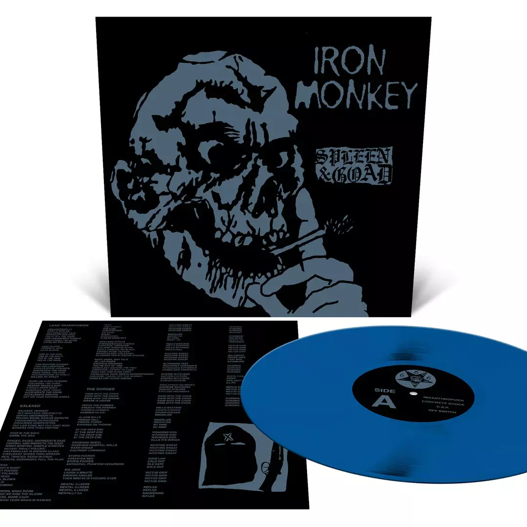 IRON MONKEY - Spleen and Goad [AQUA BLUE LP]