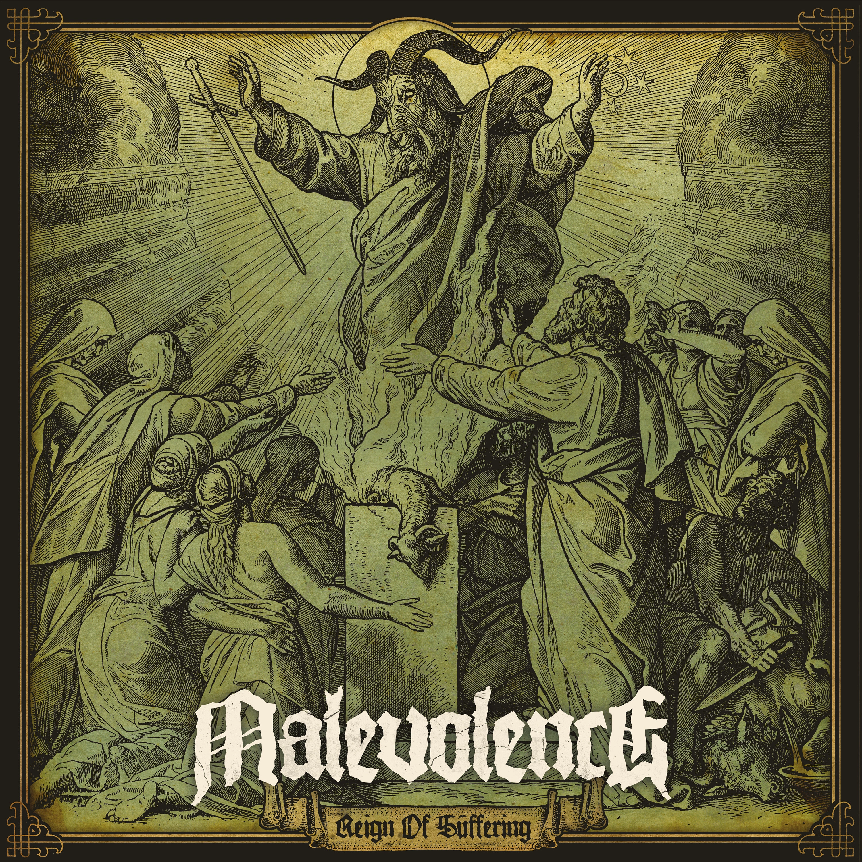 MALEVOLENCE - Reign Of Suffering (Re-Issue 2023) [TRANSPARENT GREEN VINYL]