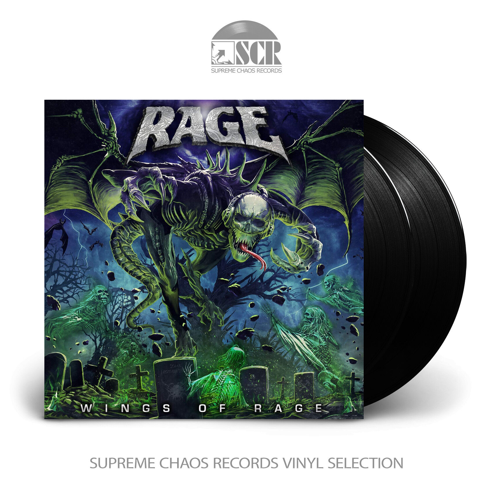 RAGE - Wings Of Rage  [BLACK DLP]