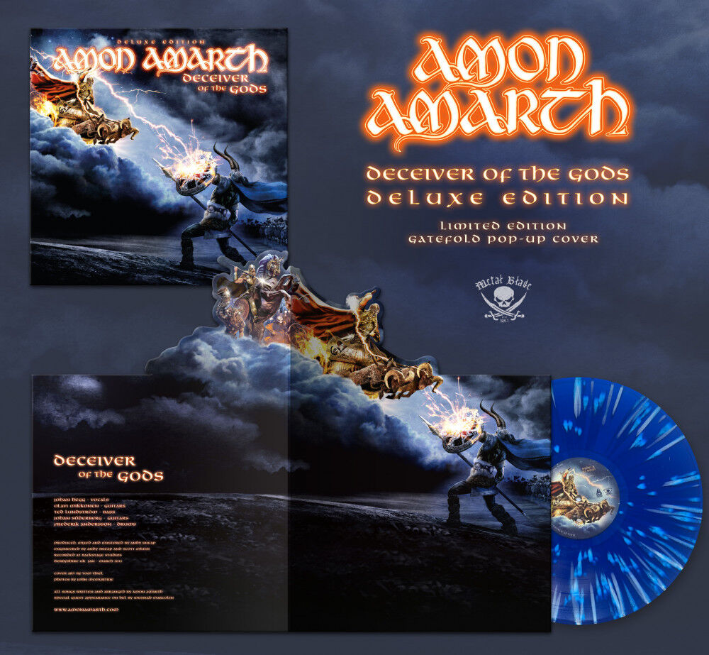 AMON AMARTH - Deceiver Of The Gods [BLUE/WHITE POPUP VINYL LP]