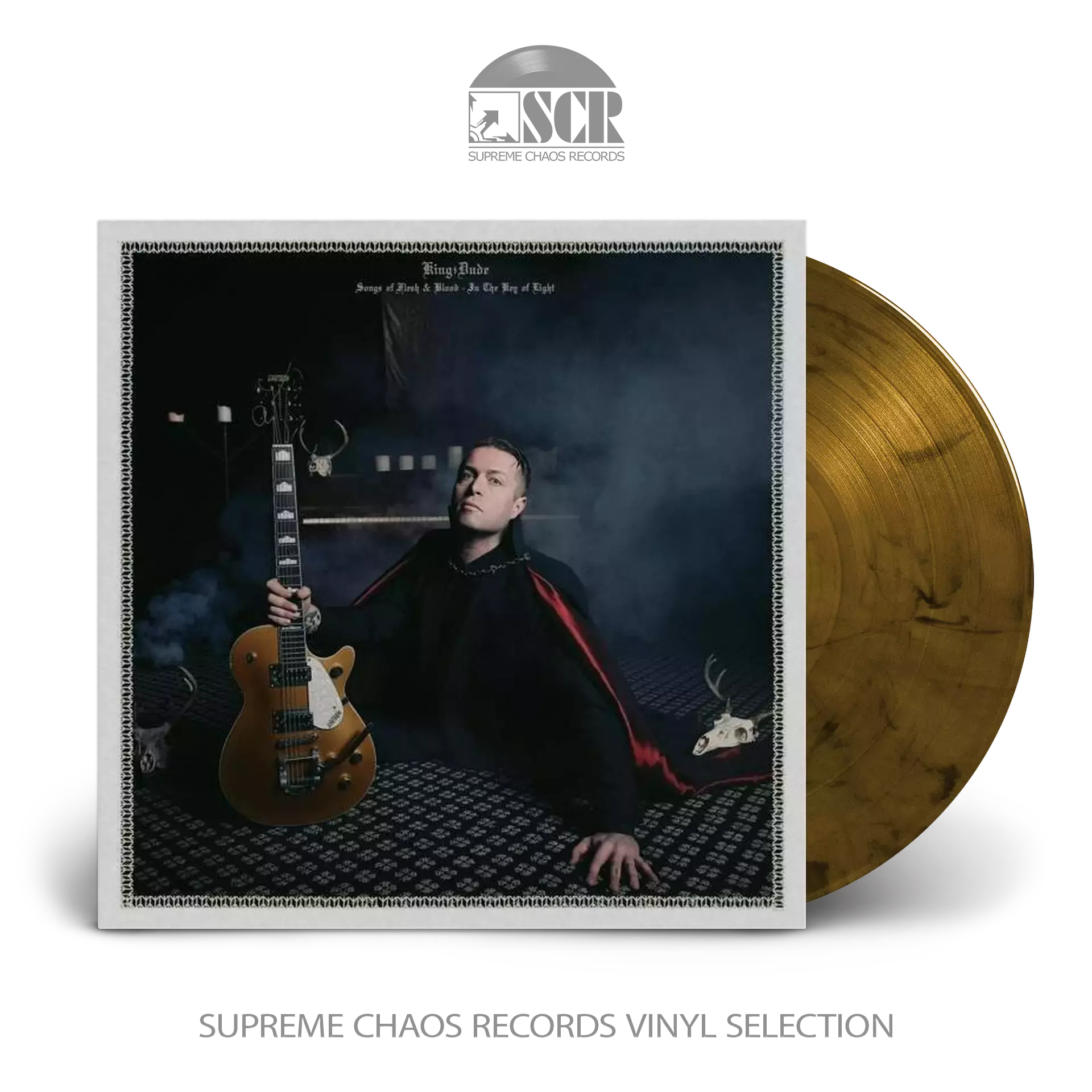 KING DUDE - Songs Of Flesh & Blood - In The Key Of Light [AMBER MARBLED VINYL]