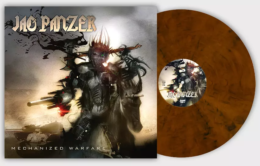 JAG PANZER - Mechanized Warfare [ORANGE/BLACK MARBLED LP]