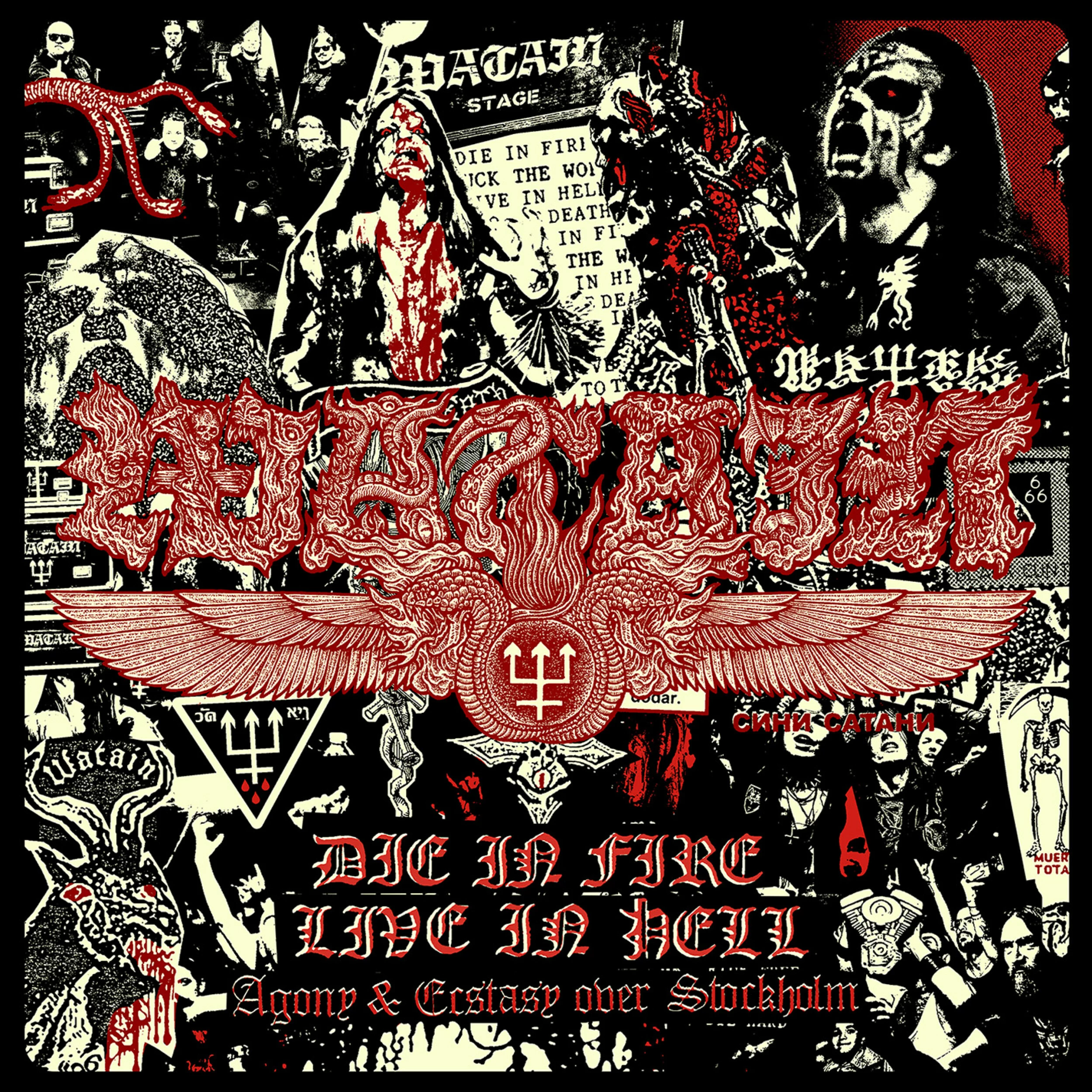WATAIN - Die In Fire - Live In Hell [YELLOW/RED DLP]