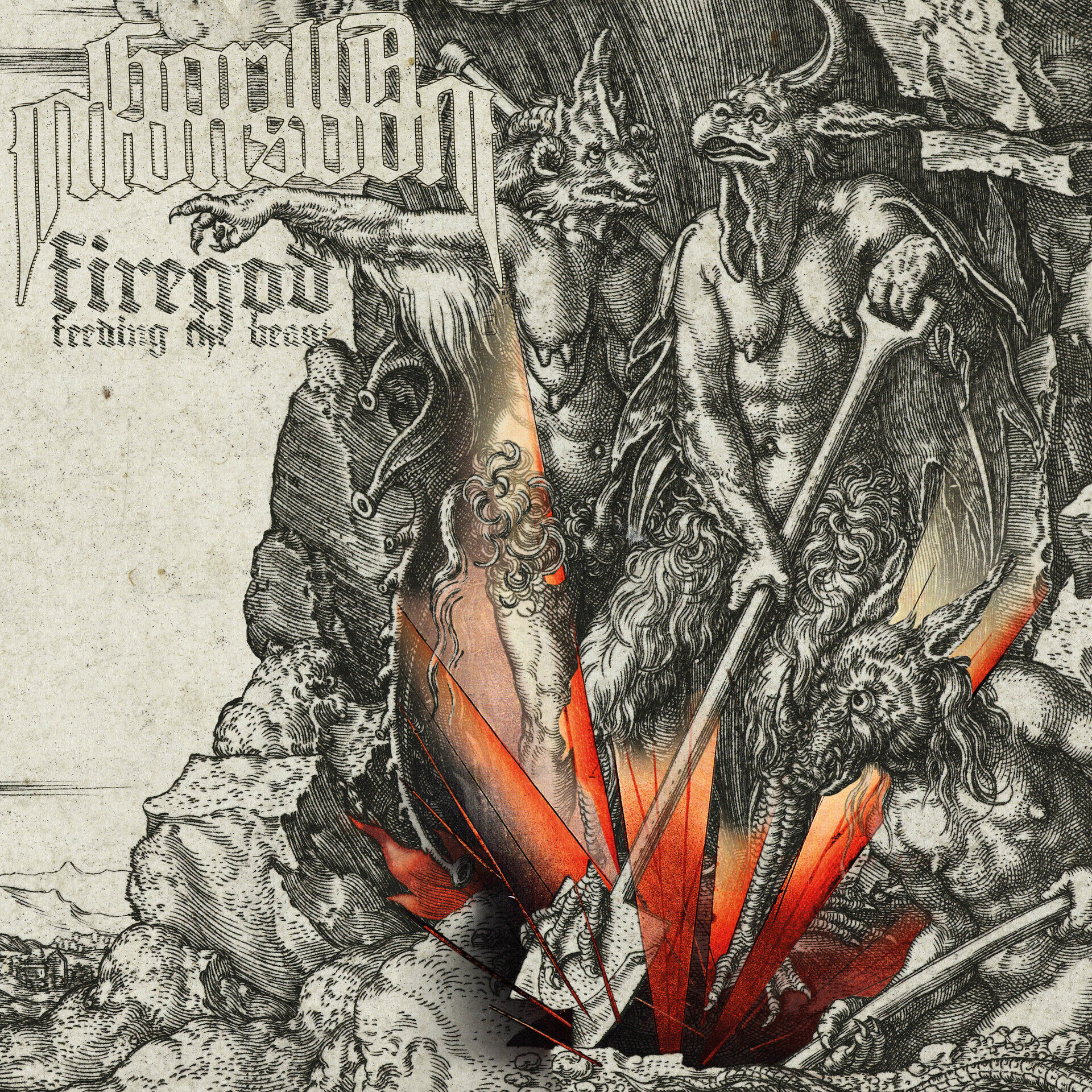 GORILLA MONSOON - Firegod - Feeding The Beast [BLACK LP]