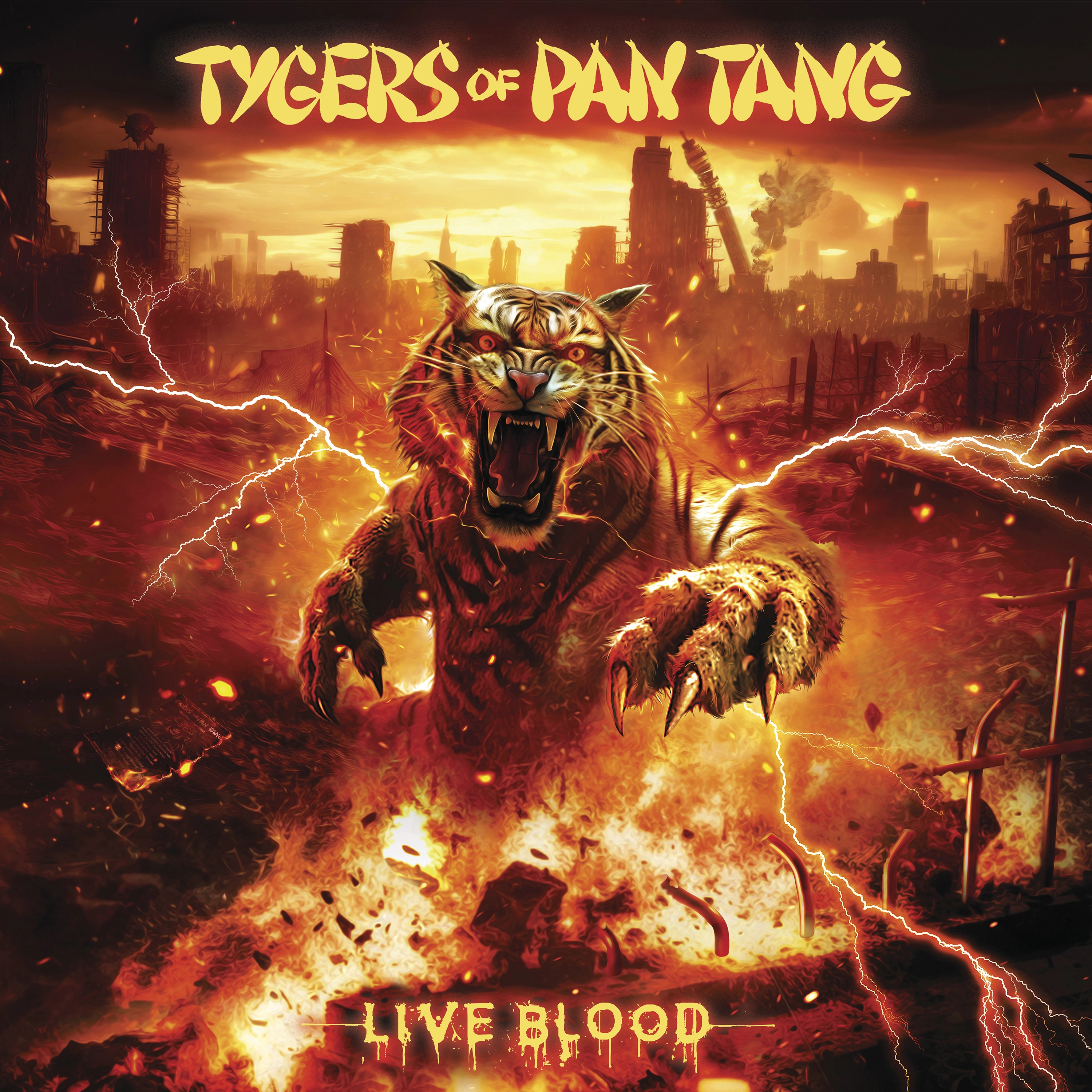 TYGERS OF PAN TANG - Live Blood [BLACK DLP]