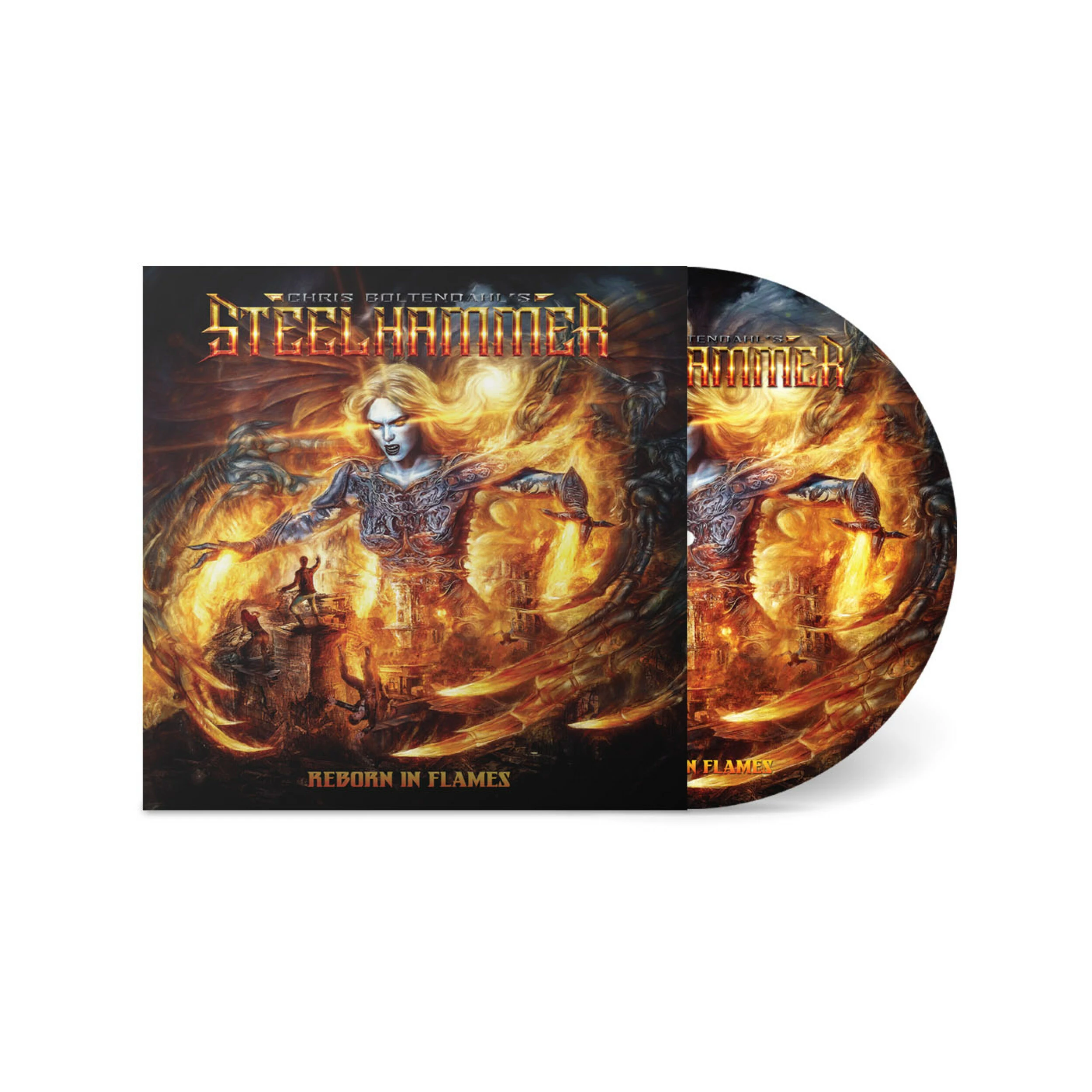 CHRIS BOHLTENDAHL'S STEELHAMMER - Reborn In Flames [PICTURE LP]