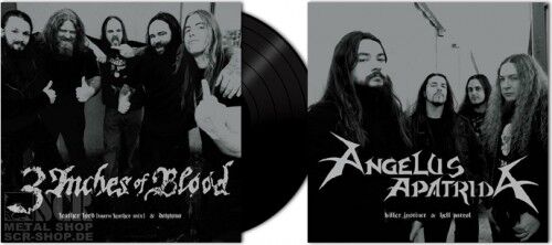 3 INCHES OF BLOOD/ANGELUS APATRIDA - Split [LTD.BLACK 7" EP]