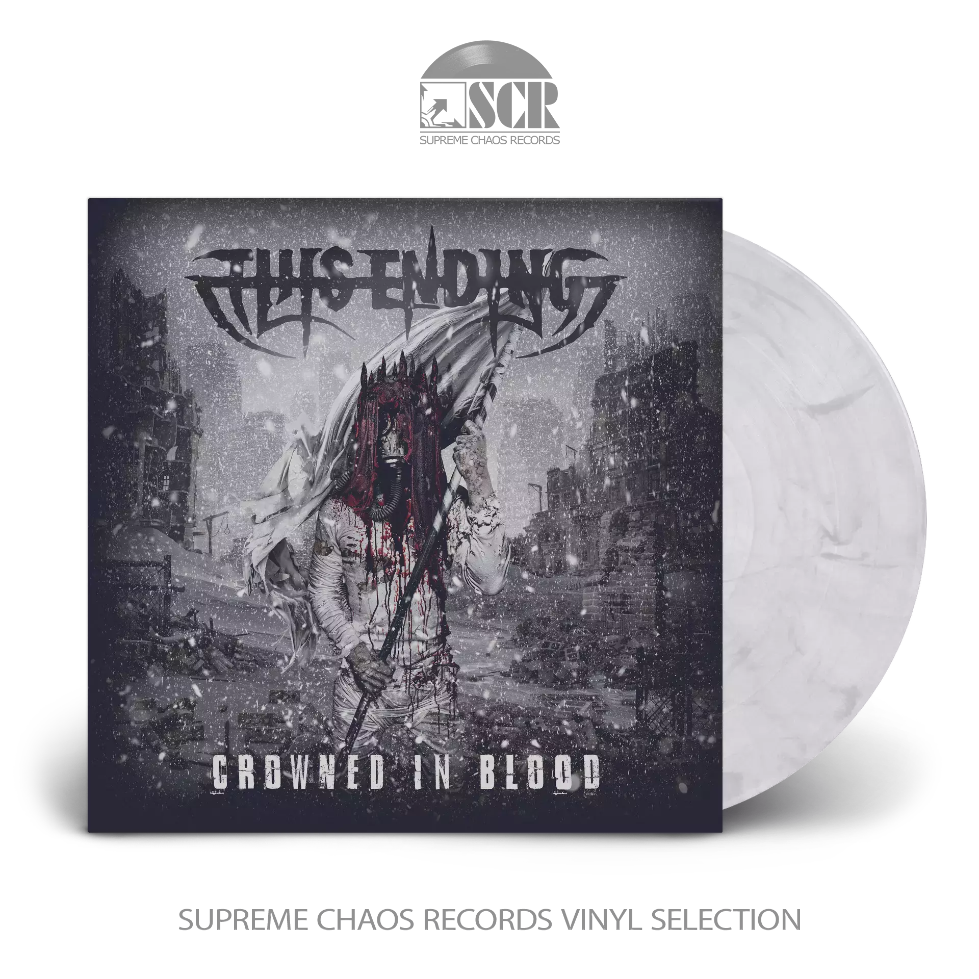 THIS ENDING - Crowned In Blood [WHITE/BLACK MARBLED LP]