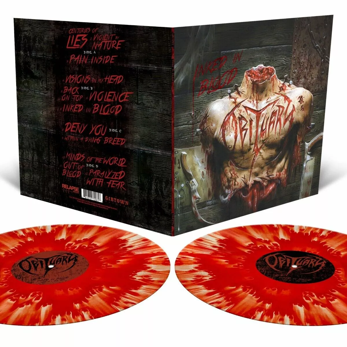 OBITUARY - Inked In Blood [BLOOD RED CLOUDY EFFECT DLP]