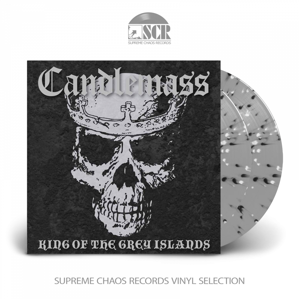 CANDLEMASS - King Of The Grey Islands [GREY/WHITE/BLACK DLP]