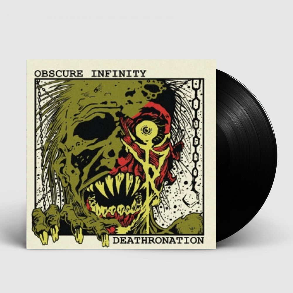 OBSCURE INFINITY/DEATHRONATION - Absurd Existence/Vulture Eyes [BLACK 7" LP]