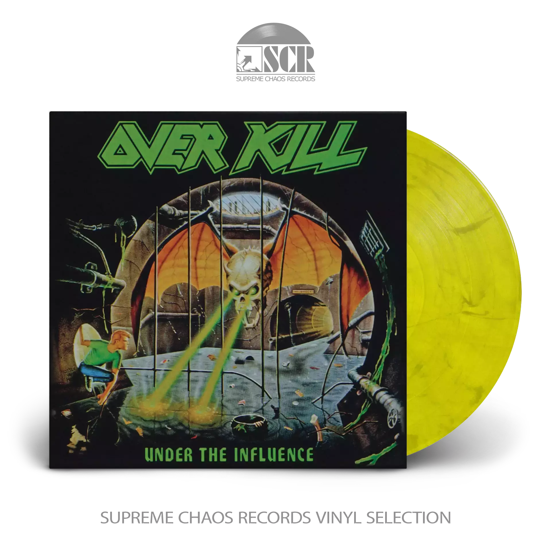 OVERKILL - Under The Influence [YELLOW MARBLED LP]