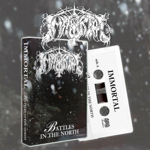 IMMORTAL - Battles In The North [WHITE TAPE CASS]