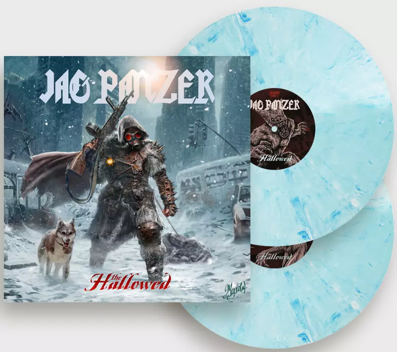 JAG PANZER - The Hallowed  [WHITE/BLUE MARBLED LP]