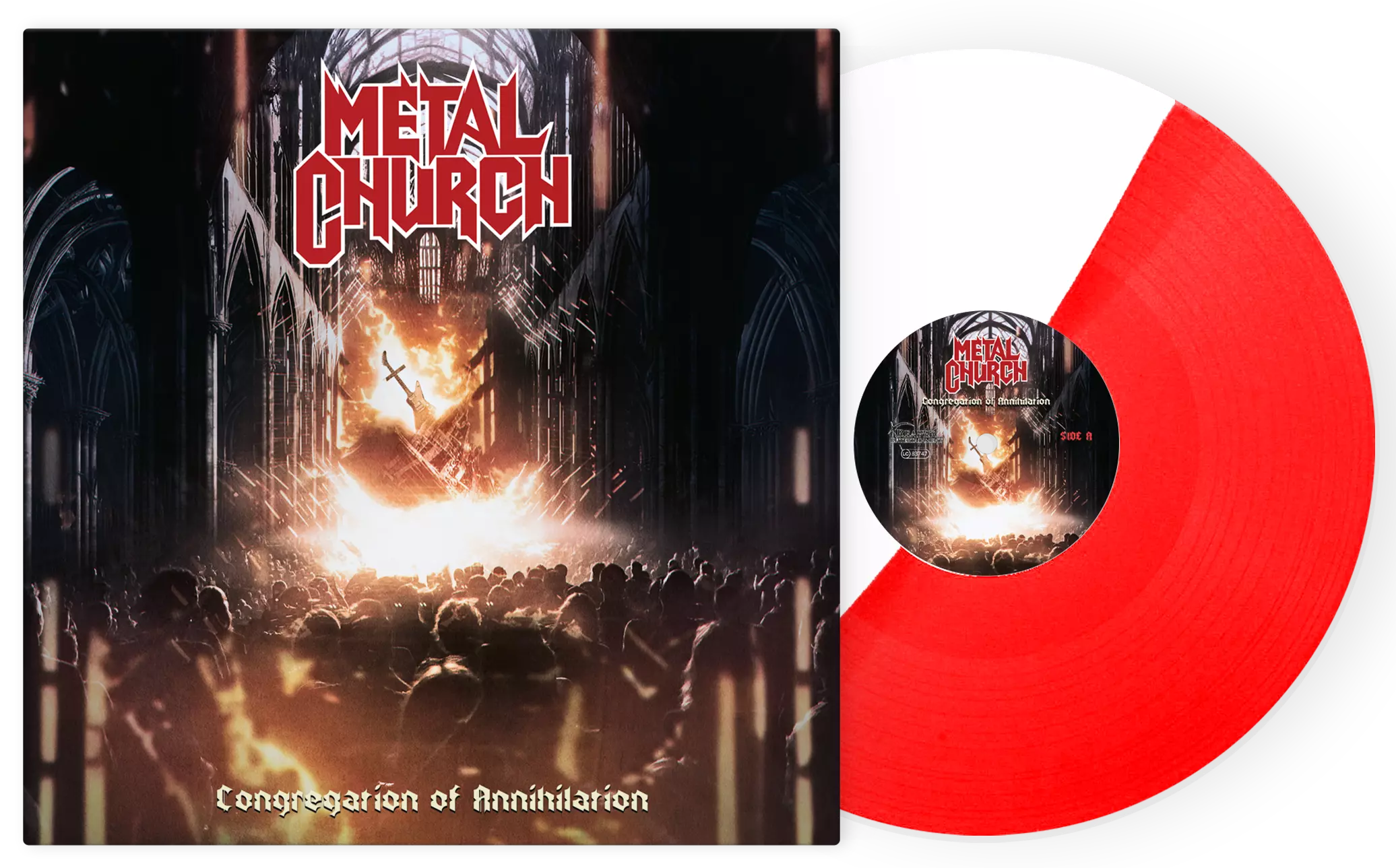 METAL CHURCH - Congregation of Annihilation [RED/WHITE LP]