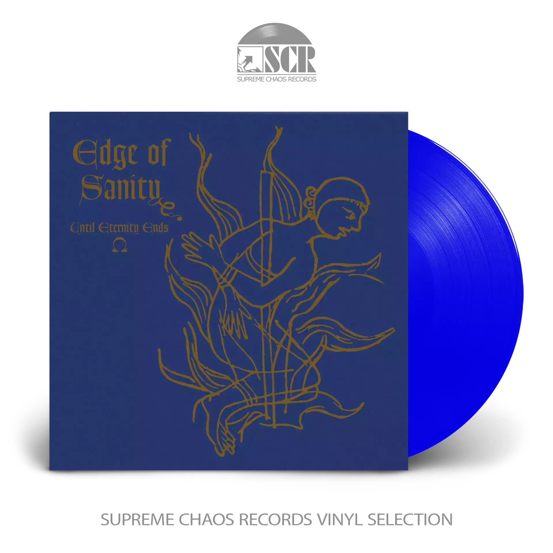 EDGE OF SANITY - Until Eternity Ends - EP (Re-Issue 2024) [BLUE 12" MAXI SINGLE LP]