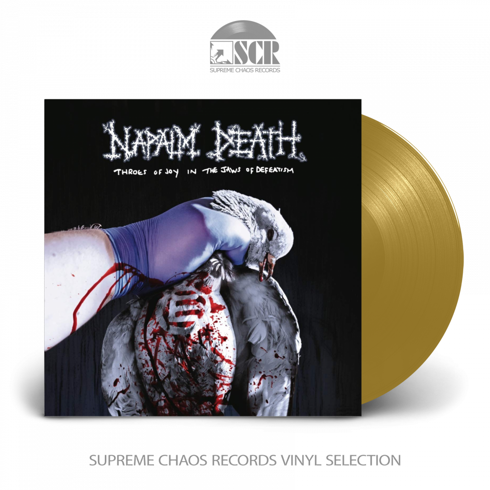 NAPALM DEATH - Throes of Joy in the Jaws of Defeatism [GOLD LP]