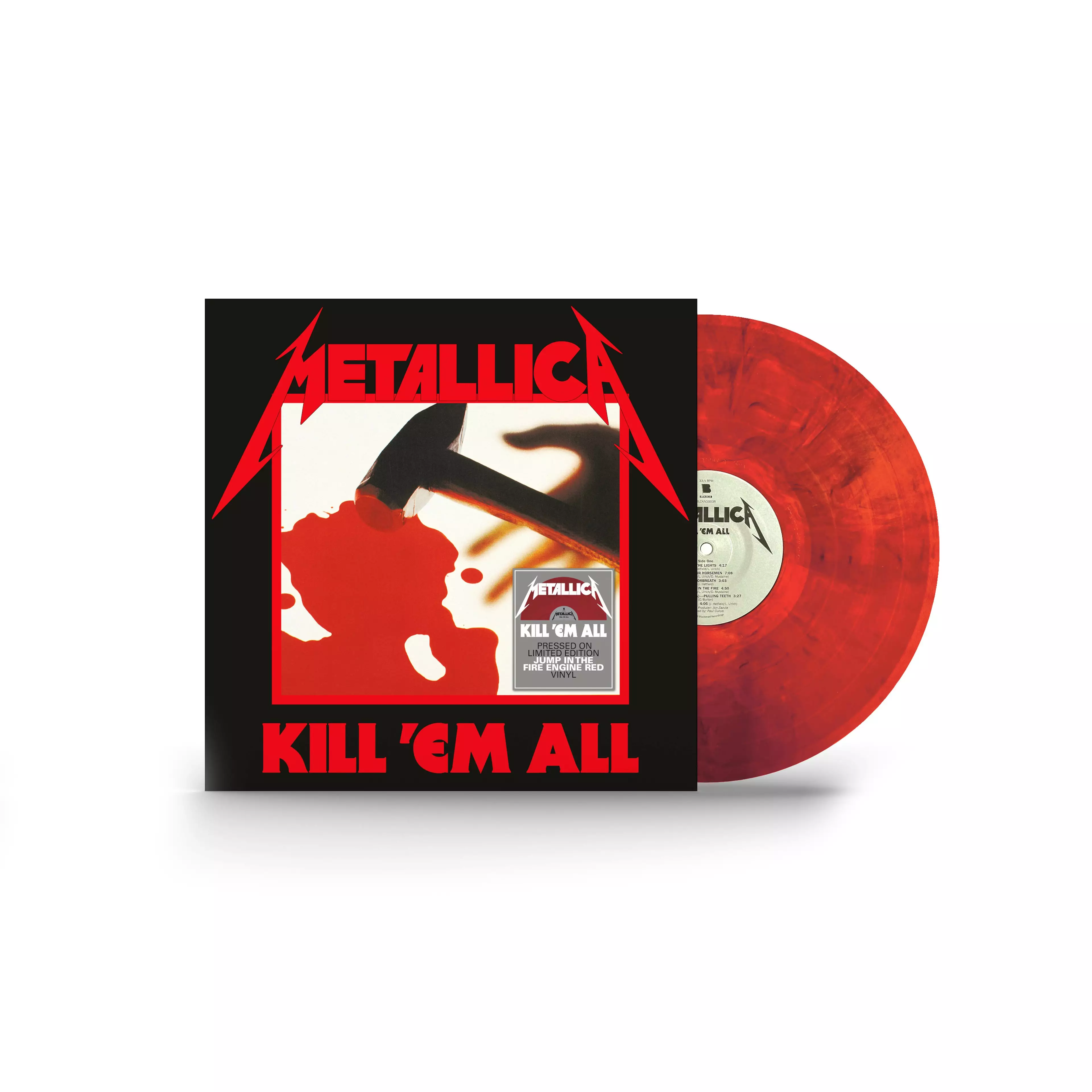METALLICA - Kill 'Em All [JUMP IN THE FIRE ENGINE RED LP]