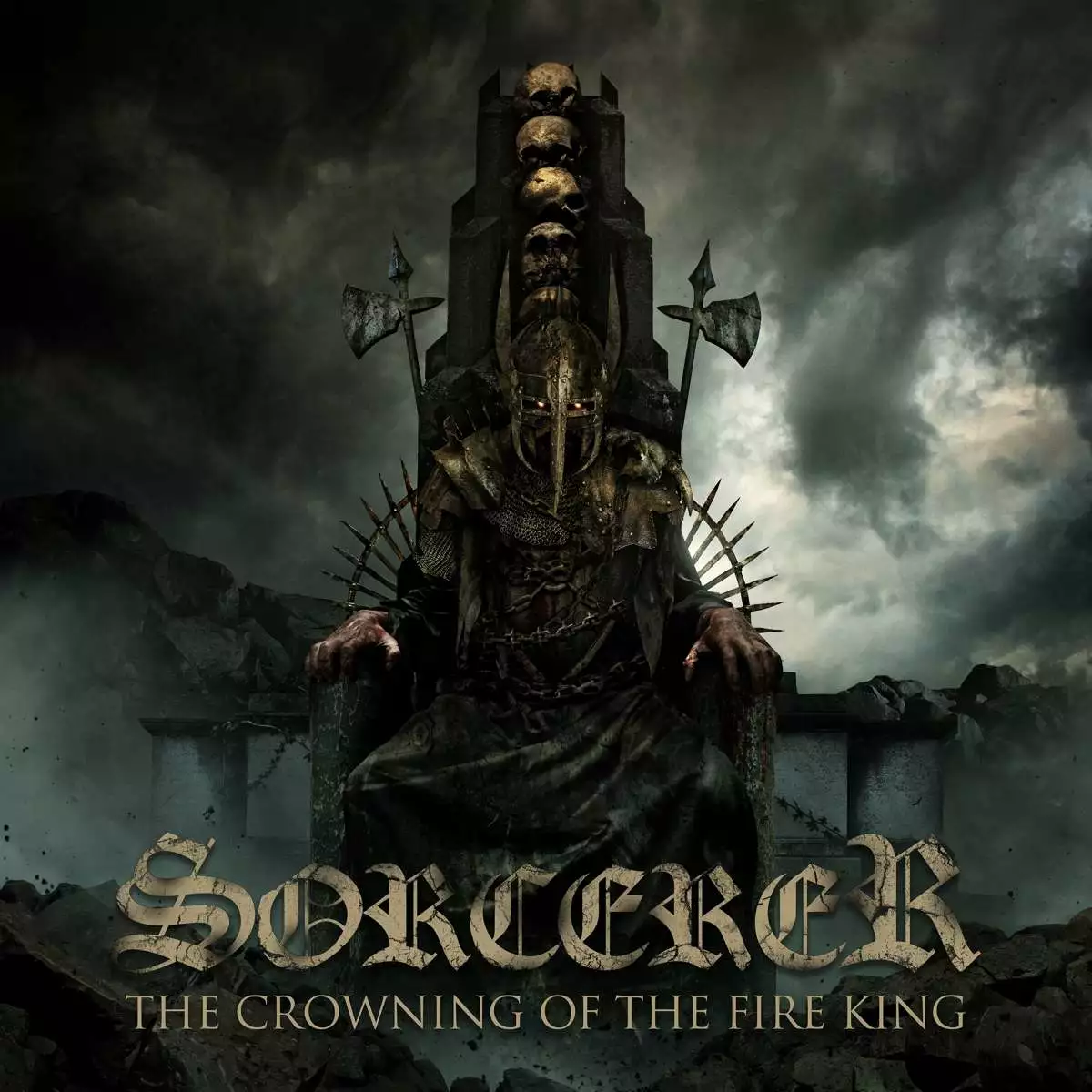 SORCERER - The Crowning Of The Fire King [BLACK DLP]