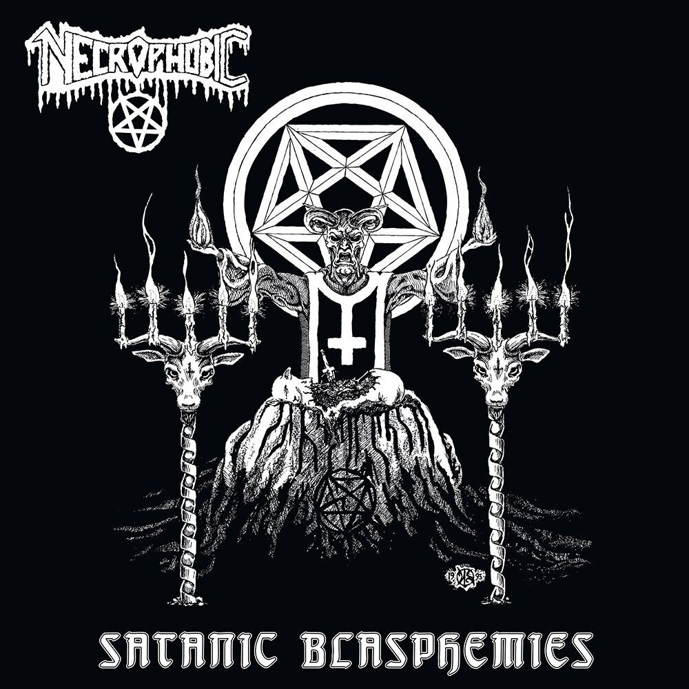 NECROPHOBIC - Satanic Blasphemies [RED LP]