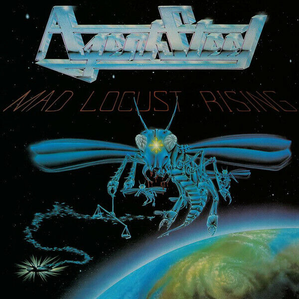 AGENT STEEL - Mad Locust Rising [CLEAR/BLUE SPLATTER MLP]