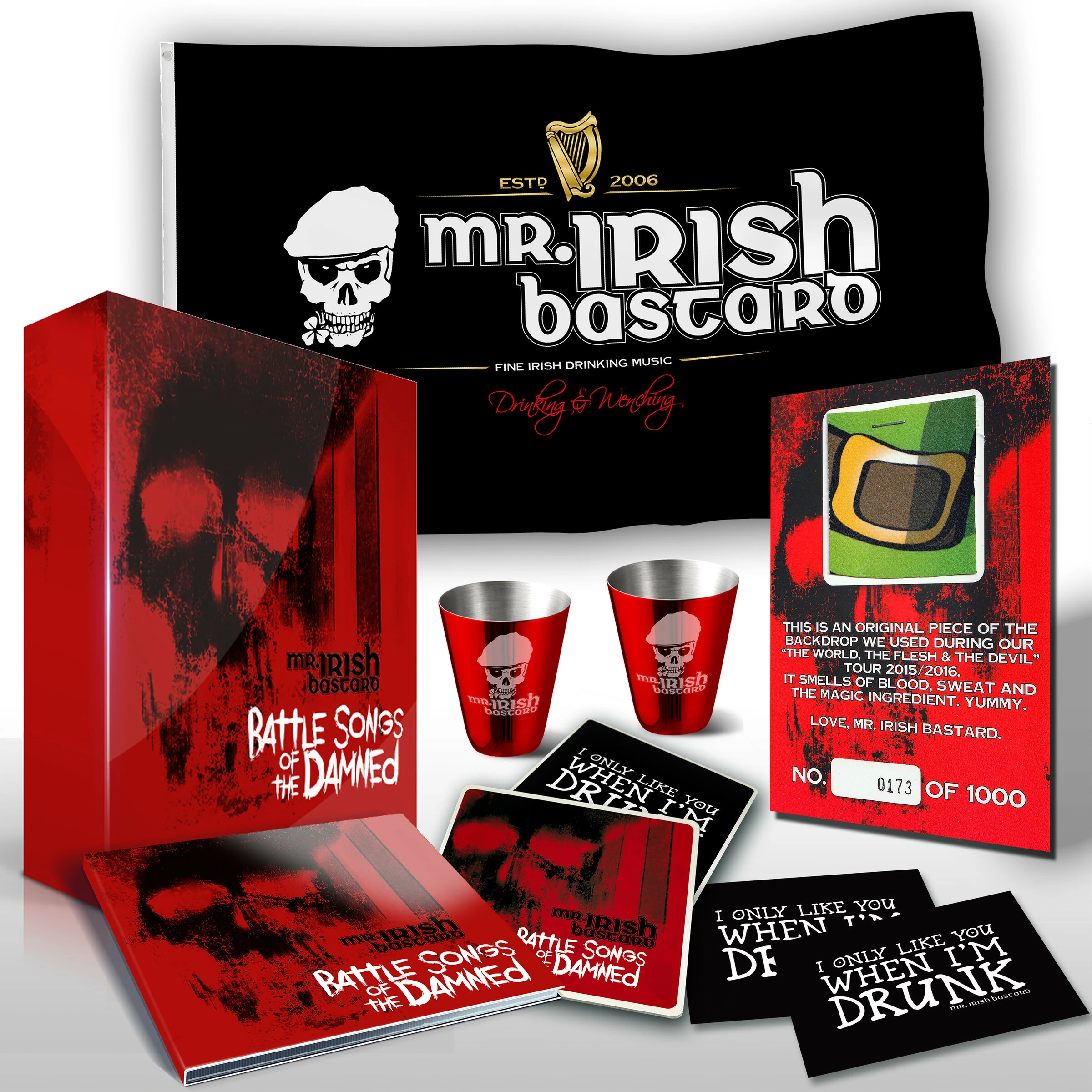 MR. IRISH BASTARD - Battle Songs Of The Damned [LIMITED FAN BOX]