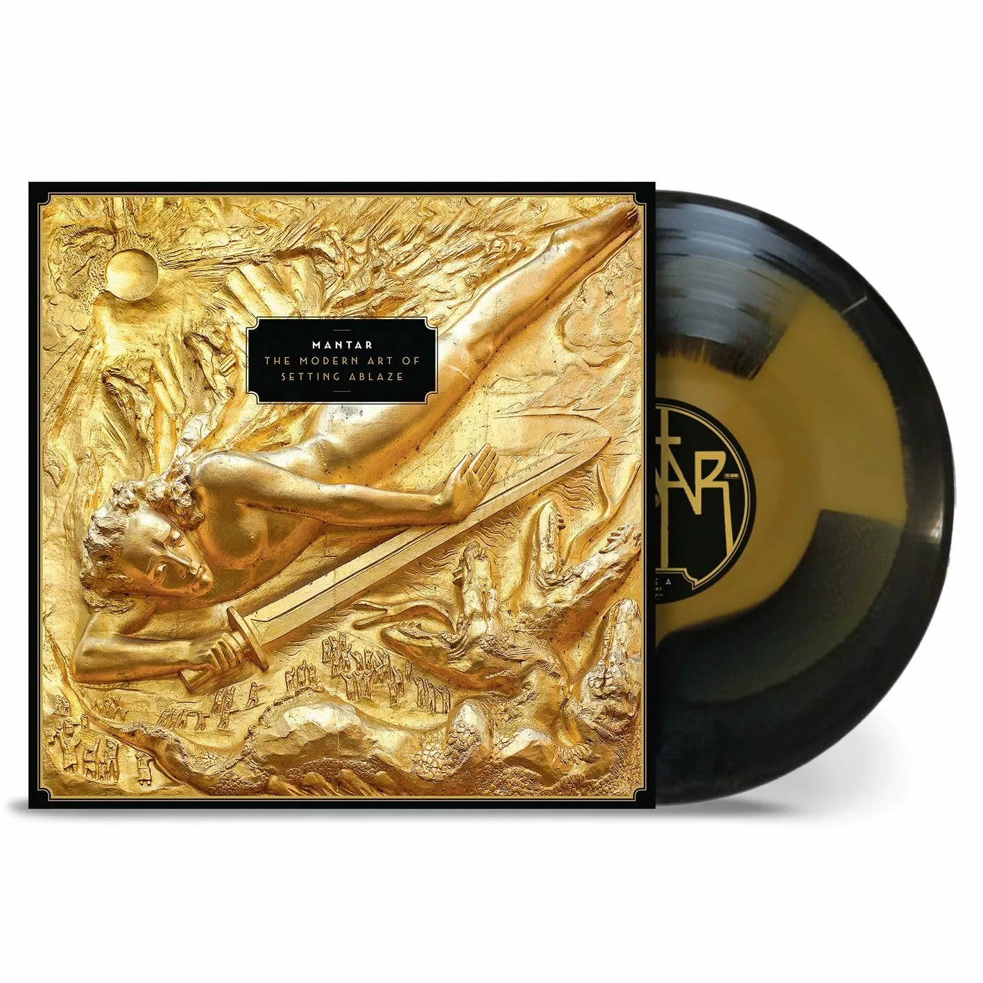 MANTAR - The Modern Art Of Setting Ablaze [BLACK/GOLD SUNBURST LP]