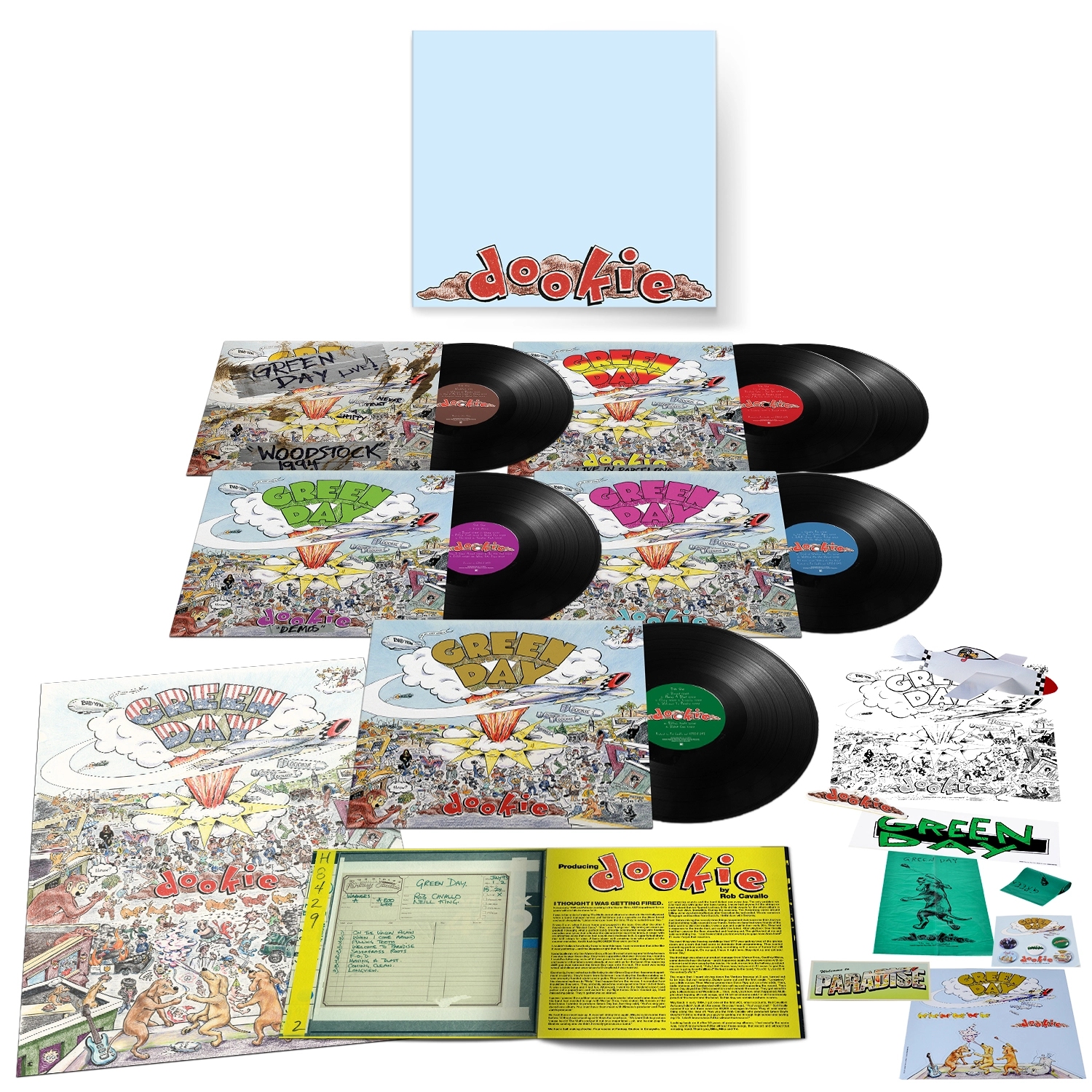 GREEN DAY - Dookie (30th Anniversary Deluxe Edition) [6LP BOX BLACK LP]