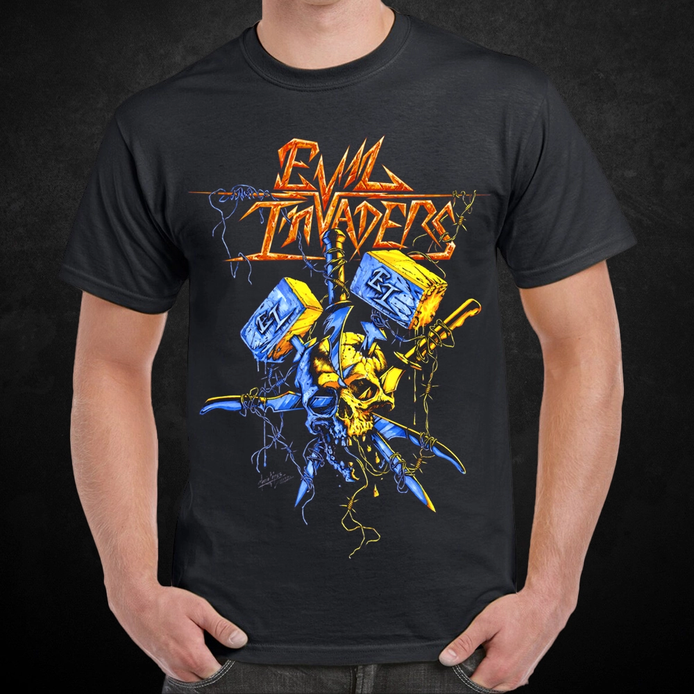 EVIL INVADERS - Sledgehammer Justice Black  [T-SHIRT]