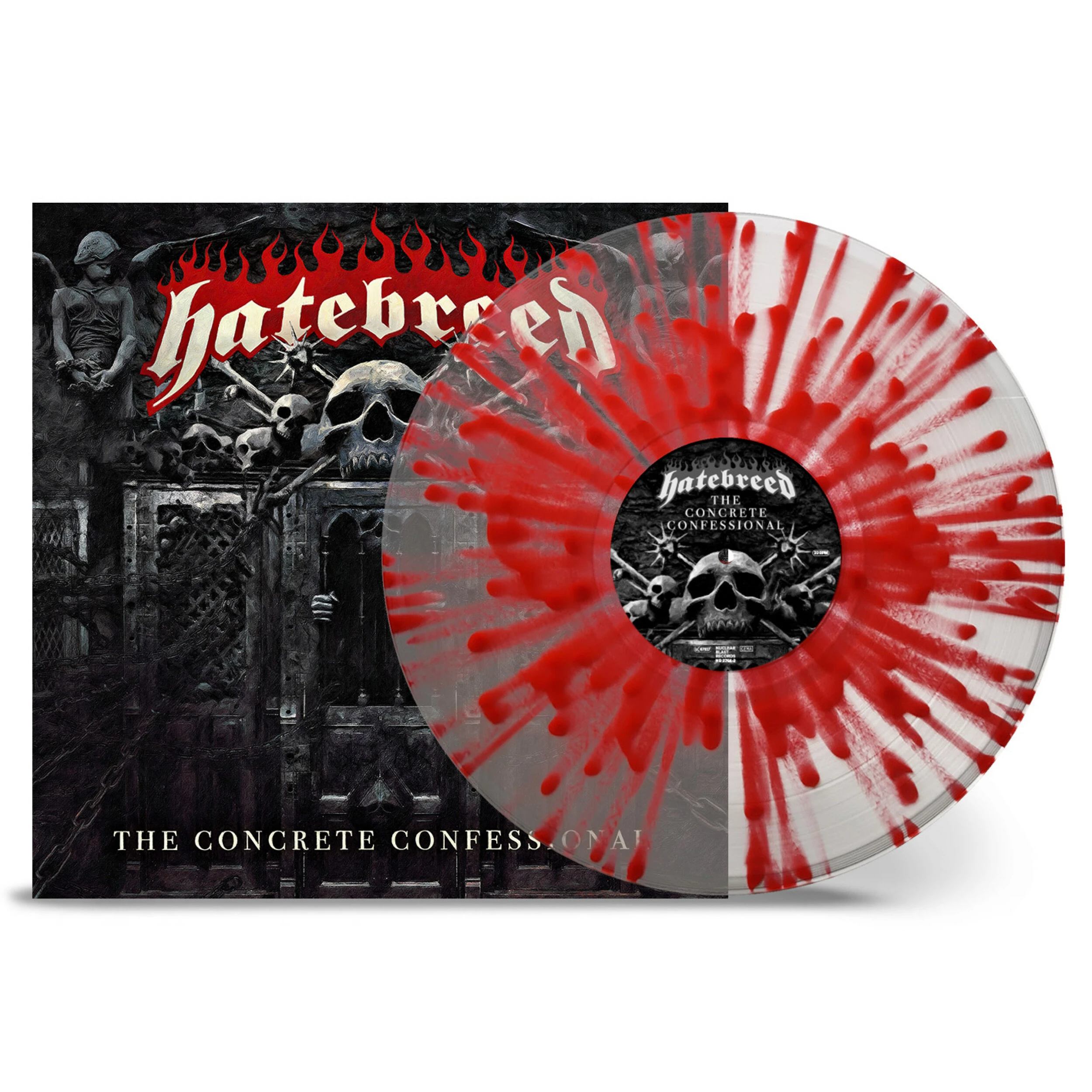 HATEBREED - The Concrete Confessional [CLEAR/RED SPLATTER LP]