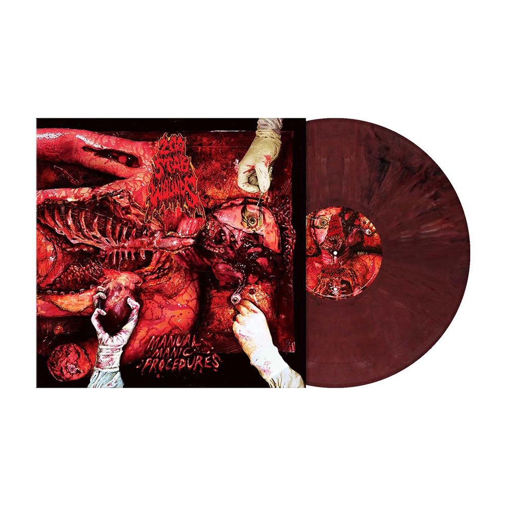 200 STAB WOUNDS - Manual Manic Procedures ["DARK LIVER" MARBLED LP]