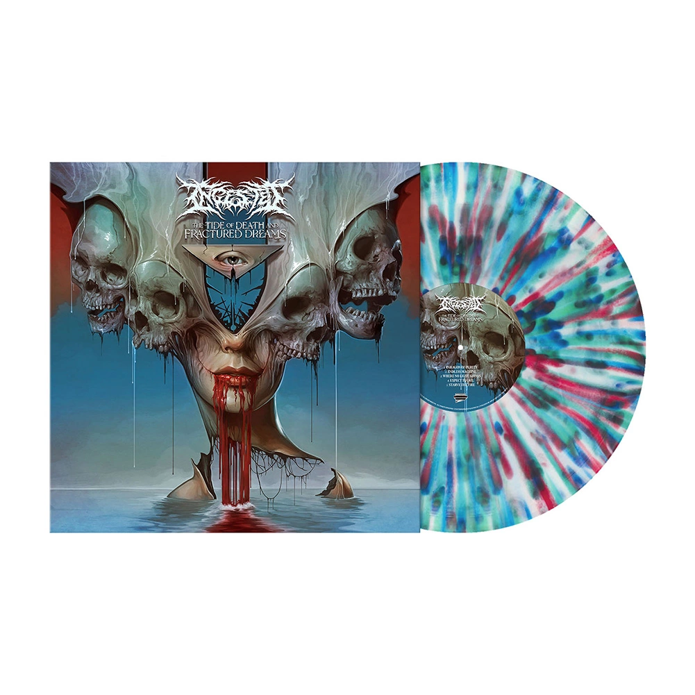 INGESTED - The Tide of Death and Fractured Dreams [SHATTERED HARLEQUIN LP]