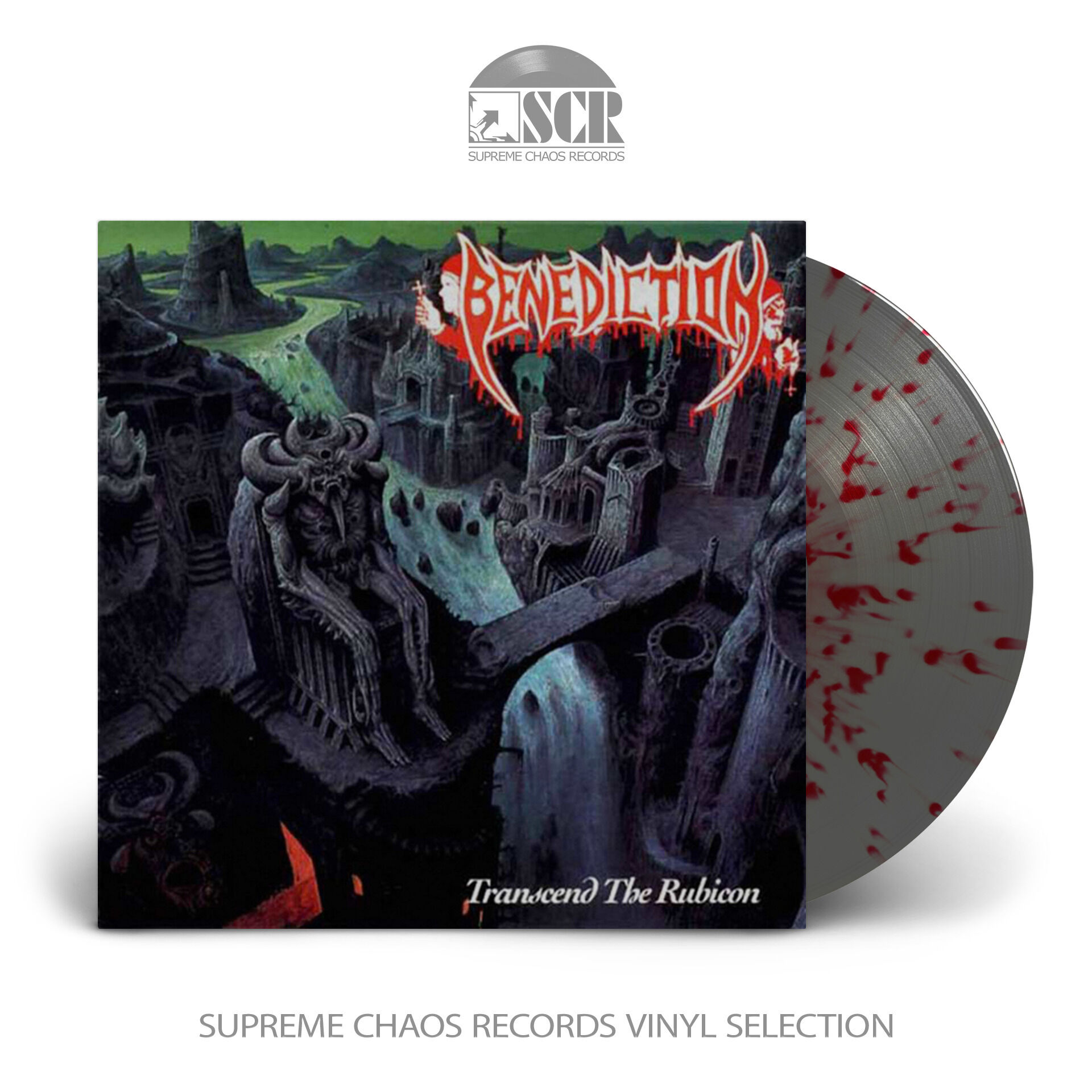 BENEDICTION - Transcend The Rubicon [GREY/RED LP]