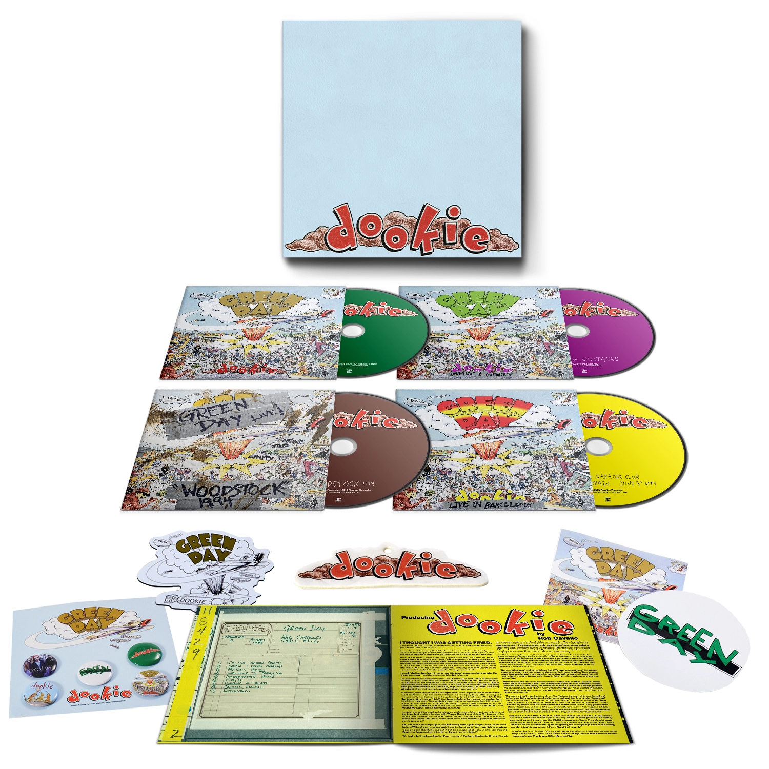 GREEN DAY - Dookie (30th Anniversary Deluxe Edition) [4CD BOX]