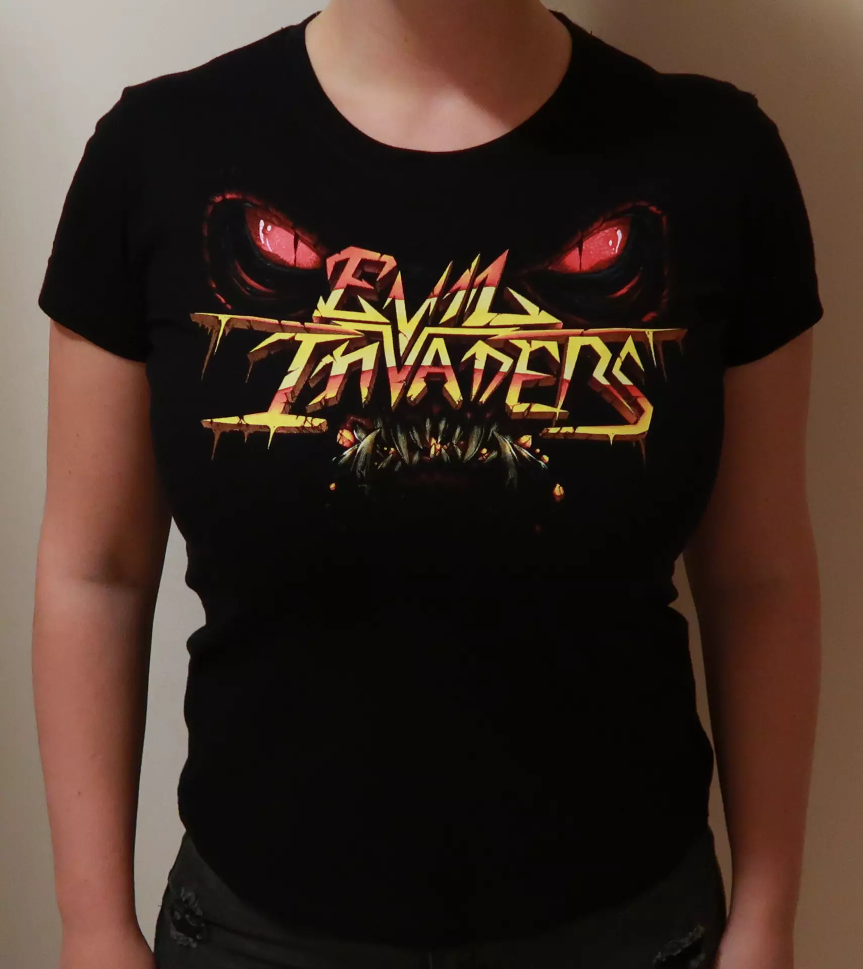 EVIL INVADERS - Pulses Girlie Shirt