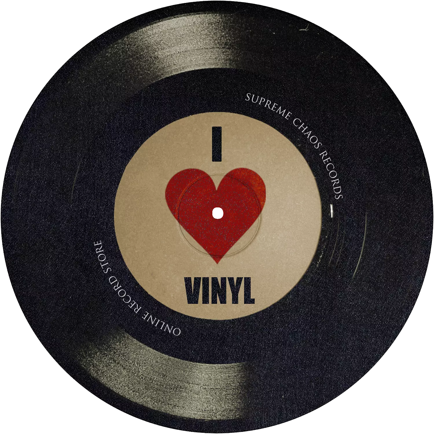 SUPREME CHAOS RECORDS - I Love Vinyl [SLIPMAT]