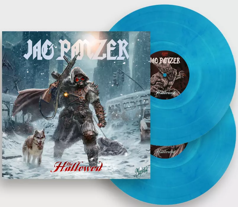 JAG PANZER - The Hallowed [CLEAR/BLUE MARBLED LP]