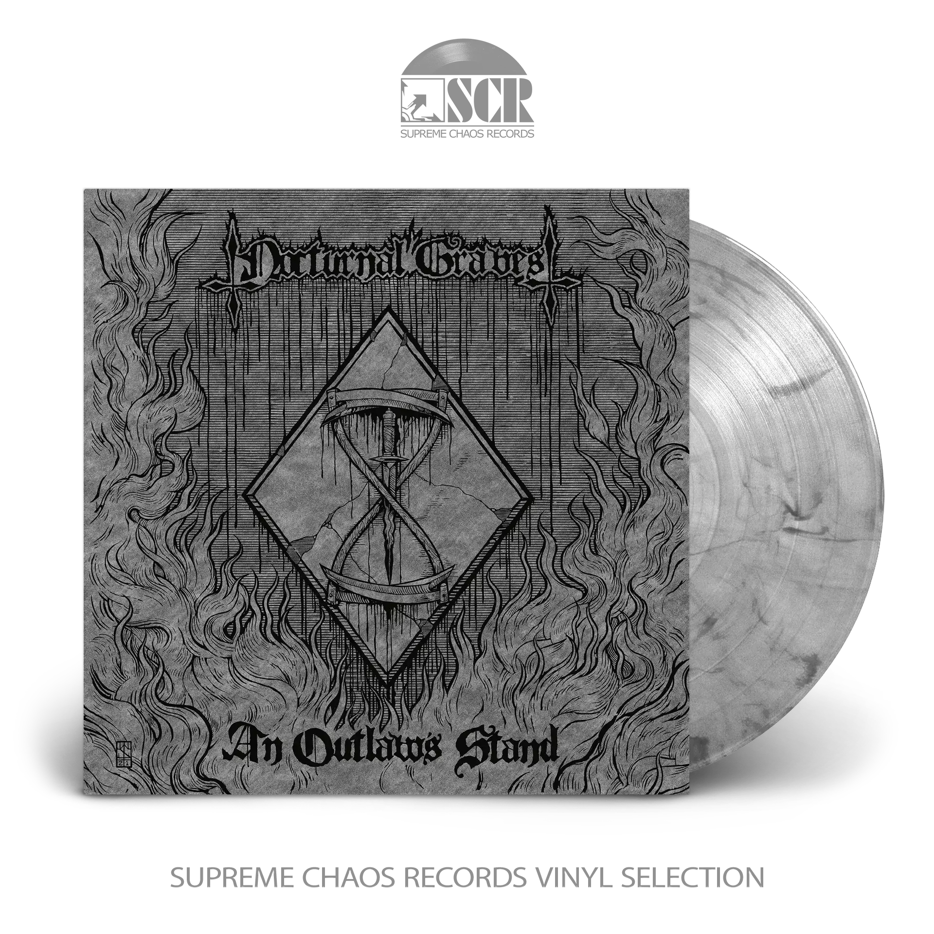 NOCTURNAL GRAVES - An Outlaw's Stand [CLEAR/BLACK LP]