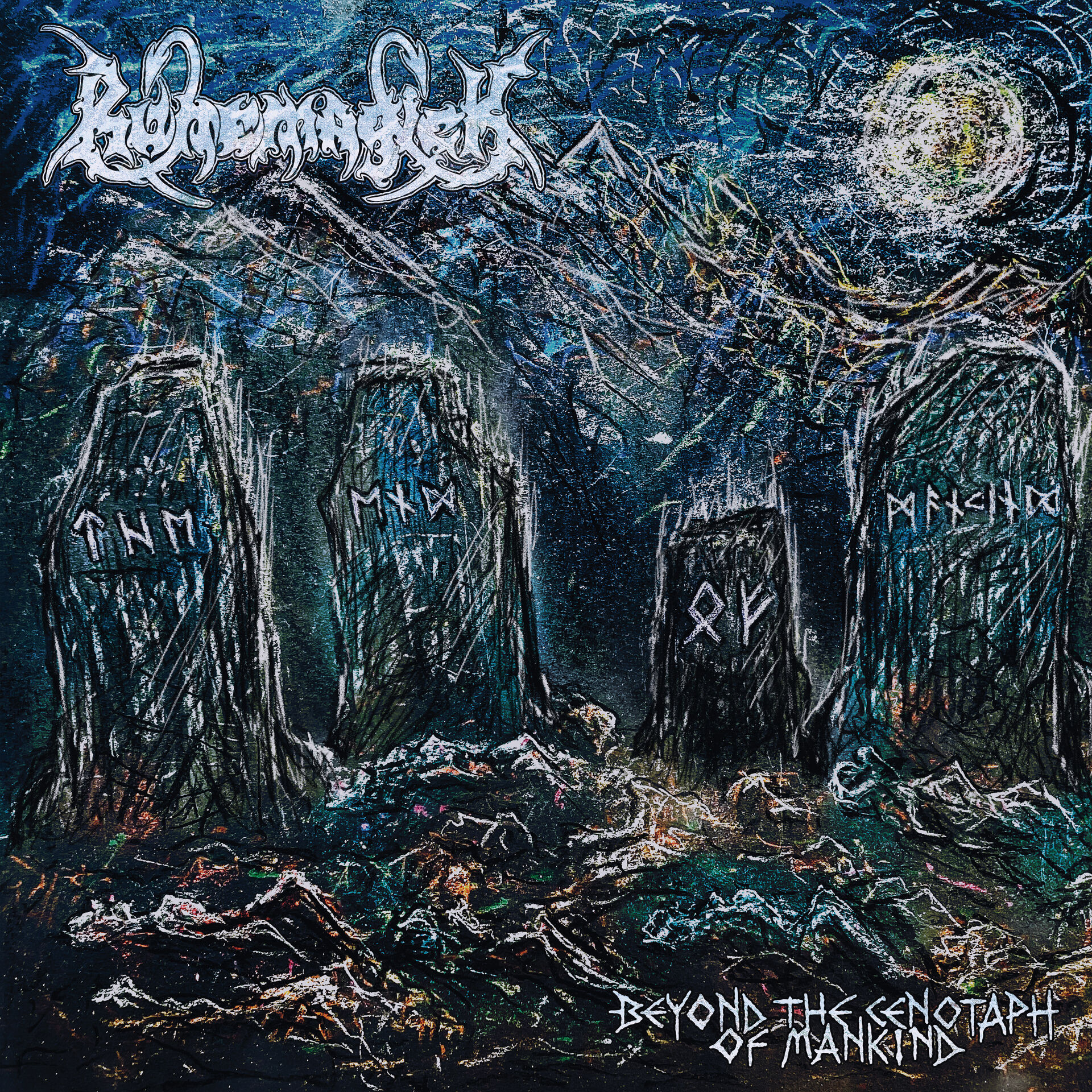 RUNEMAGICK - Beyond The Cenopath Of Mankind [BLUE LP]